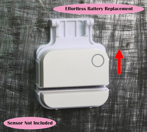 Staffa Porta Garage ABS Compatibile con Anello Allarme Sensori Contatto 2a Generazione - Foto 6 di 8