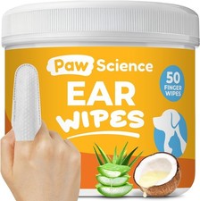 Dog Ear Cleaner Wipes Finger Wipes Dogs Cats Cleaning Soothing