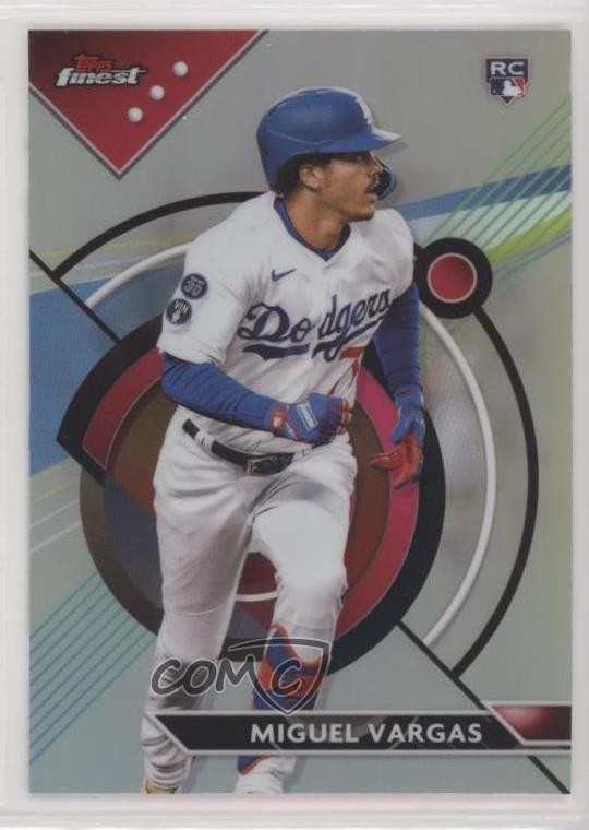 2023 Topps Finest Refractor Miguel Vargas #33 0nr3