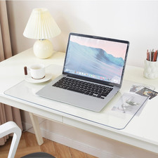 Lovepads Clear Desk Mat 16 X 42 Inch, 1.5Mm Thick Clear Desk Pad, Plastic Desk C