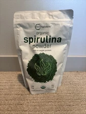 Micro Ingredients Organic Spirulina Powder 1 LB NEW Exp 07/2026