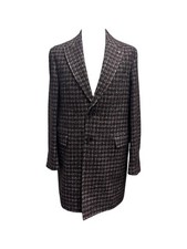 Berry & Brian – Cappotto uomo a quadri testa di moro