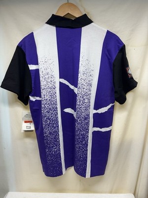 Vintage Nike Challenge Court Andre Agassi Tennis Polo Shirt Purple