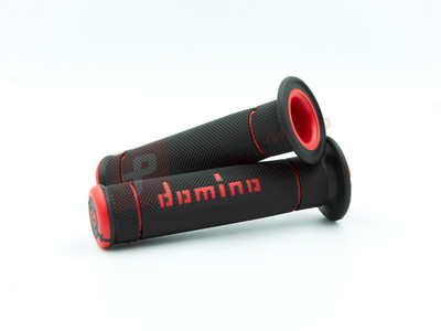 Domino A240 Trial Griffe Full Diamond schwarz & rot passend für MV Agusta Bikes