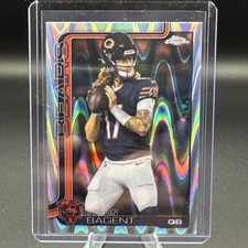 2025 Topps Chrome Football Tyson Bagent Raywave #54 Bears