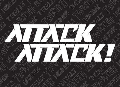 Attack Attack! vinyl decal sticker Car Truck Metal Rock Band Logo