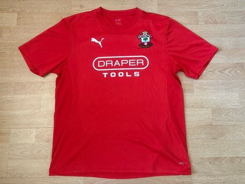 Men’s Southampton FC Football Pre Match Training Shirt Draper Tools Puma Size XL