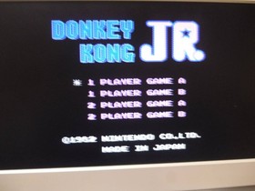 [Tube 00] [] Game Software FC Donkey Kong JR (No Box Theory) Famicom Family