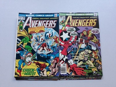 Avengers 108-163 Lot Of 16 Marvel Comics MCU Mid-grade or Higher 