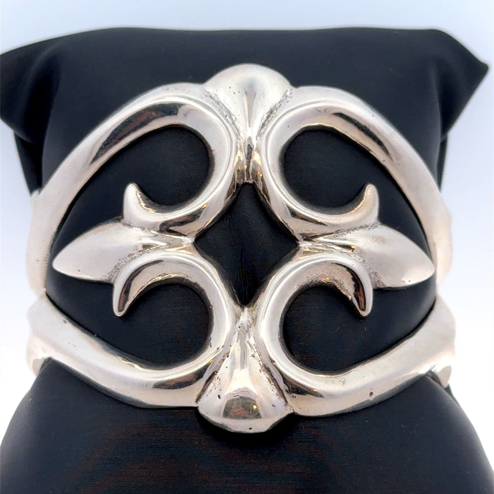 Artisan Sterling Silver Open Scroll Modernist Fle… - image 1