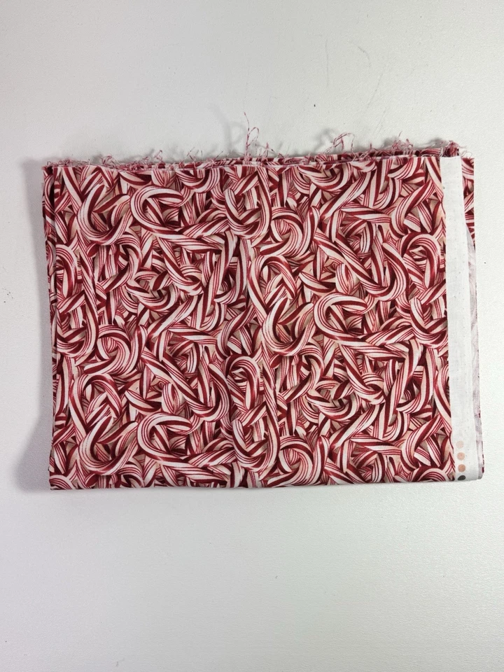 RJR fabrics Kyle’s Marketplace 2006 - Candy Canes - 32 by 4 Inches - Image 3 of 4
