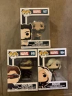 Funko Pop! Vinyl Marvel Logan #647 Cyclops #646 Rogue #644 Bobblehead Figures
