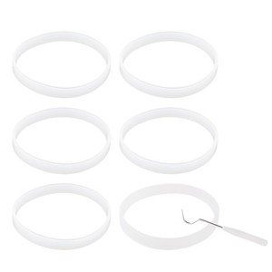 6Pack Gaskets Replacement Seal 3.94inch O- Blender Replacement for Ninja5583