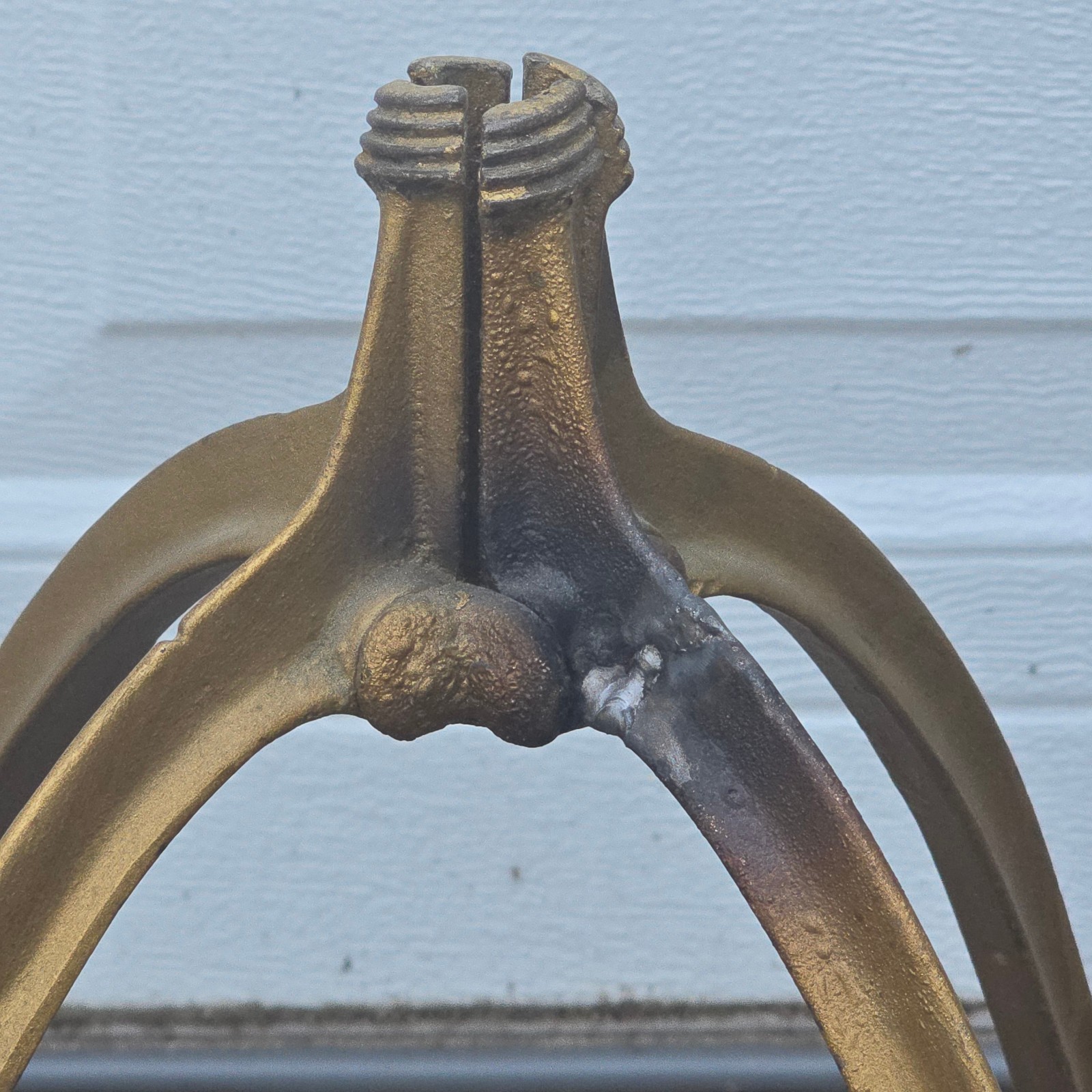 Antique Giffen & Giffen Chicago Brass & Wood Bible Book Music Stand