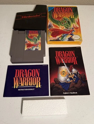 NES Nintendo Dragon Warrior Game/Box/Manual/Handbook
