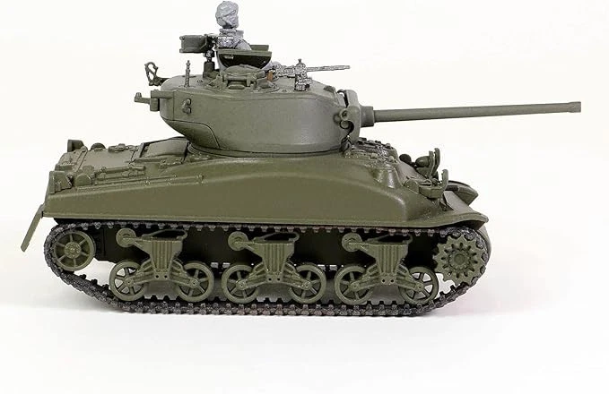 U.S. SHERMAN M4A1 (76) with castle hull Forces of Valor 1:72 cod 12 - Immagine 3 di 4