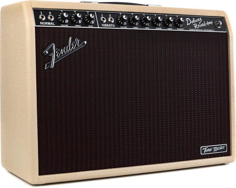 Fender Tone Master Deluxe Reverb Guitar Amplifier, Blonde