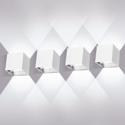 Juyace 20W LED Indoor/Outdoor Wall Sconce Lights