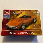 1972 Corvette Model Kit By AMT 2002 1:25 Scale Incomplete Partially Painted