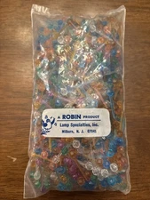 Mini Globe Pin Bulbs Vintage Ceramic Christmas Tree Assortment Of Colors NIP