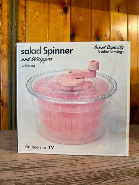 NOS Vintage Burnt Orange Ronco Salad Spinner & Whipper-Never Used
Opens in a new window or tab
