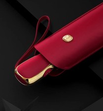 2025 Flat Automatic Umbrella Woman Ultralight Travel Sun Luxury Anti UV Portable