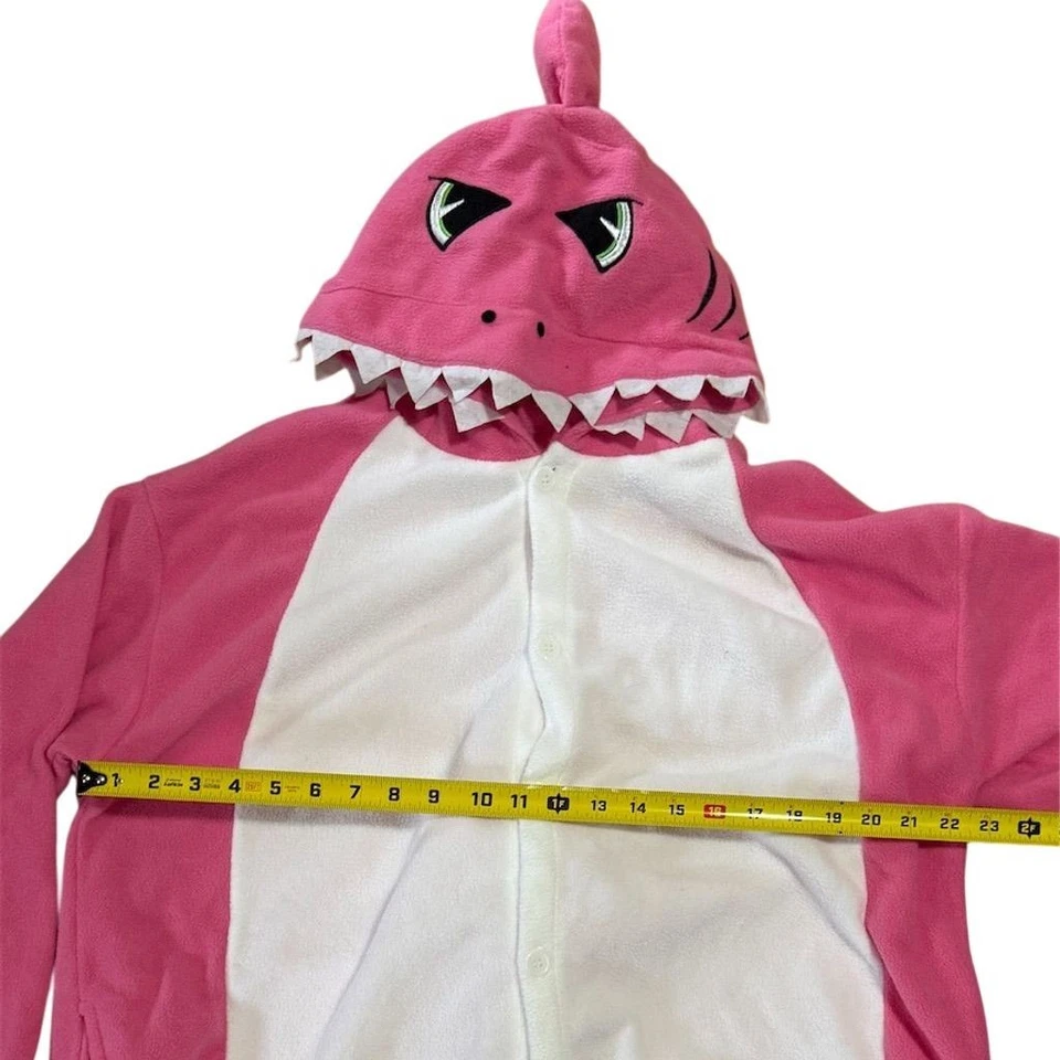 Mamá Tiburón Adulto Disfraz con Capucha Halloween Cosplay Pijama Franela Grande Foto 4 de 4