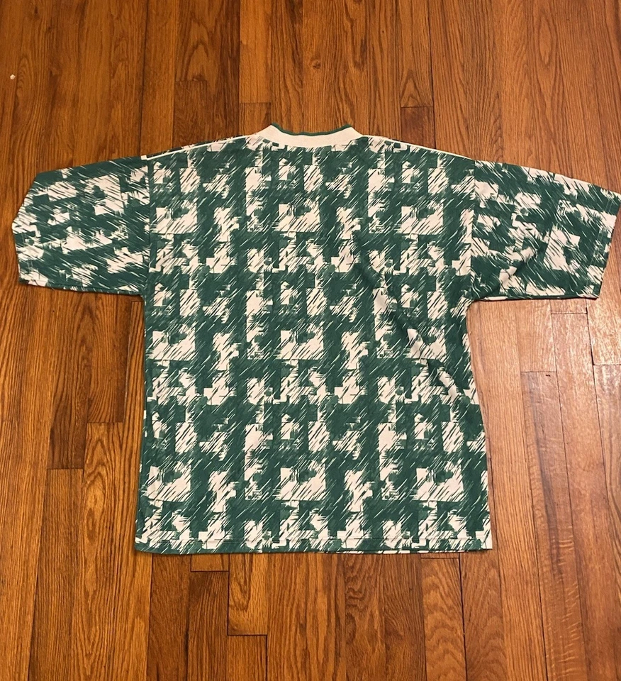 Kit Plantilla Lotto Grande Verde Vintage Años 90 Camiseta Fútbol Camiseta Italia L Foto 4 de 4