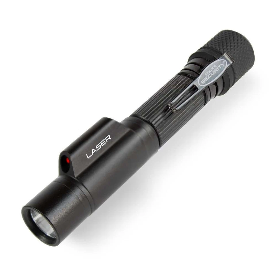 Linterna recargable Police Security Laserlite-R 400 lúmenes con láser 3a NUEVA Foto 4 de 4