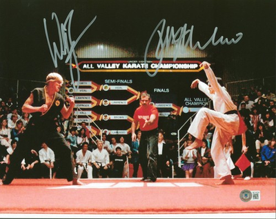 #ad Ralph Macchio amp; William Zabka The Karate Kid Authentic Signed 11x14 Photo BAS $124.99