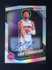 2024-25 Panini Prizm Black Cade Cunningham #8 Auto Silver