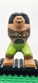 LEGO Disney Minifigure Genuine Maui (Medium Nougat) moa003 set 41150 RETIRED