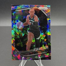 2025 Panini WNBA Prizm A'ja Wilson Ice Prizm #76 Las Vegas Aces