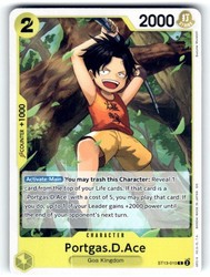 Portgas.D.Ace ST13-010 Foil Common The Three Brothers One Piece TCG