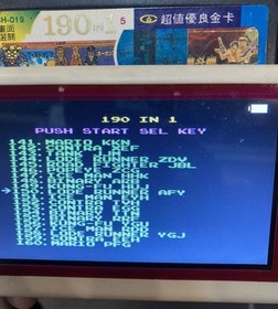 Famicom Game NES 190in1