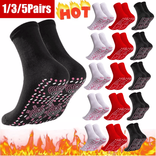 Unisex Beheizbare Socken Fußwärmer Beheizte Socken Heizsocken Selbstheizende DHL - Bild 1 von 18