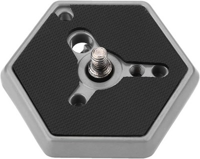 Hexagon Quick Release Plate for Tripod Camera,manfrotto bogen Black 
