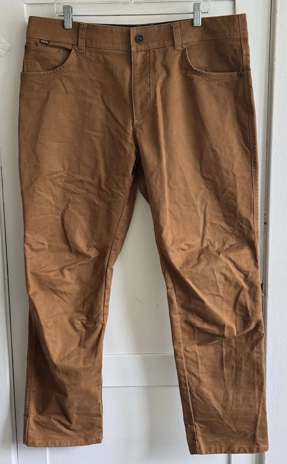 KUHL RUST COLOR FREE RYDR WORK/HIKING PANTS 38x32(measures 38 X 31) 👀 Photos