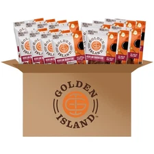 Golden Island Pork Jerky Korean BBQ Variety Pack Gluten Free 8 Bags