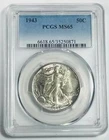 1943 P Walking Liberty Half Dollar PCGS MS-65