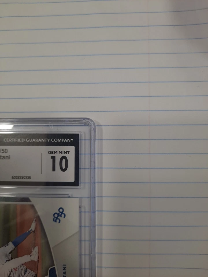2024 Topps 50/50: Shohei Ohtani Shohei Ohtani #62 Gem Mint CGC 10 LA Dodgers MLB - Image 4 of 4