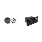 Kicker Km65 6.5-Inch (165mm) Marine Coaxial Speakers with 3/4-Inch (20mm) Twe.