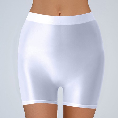 Womens Satin Knickers Boxer Briefs Shorts Silky Shiny Wetlook Underpants Panties - Picture 11 of 21