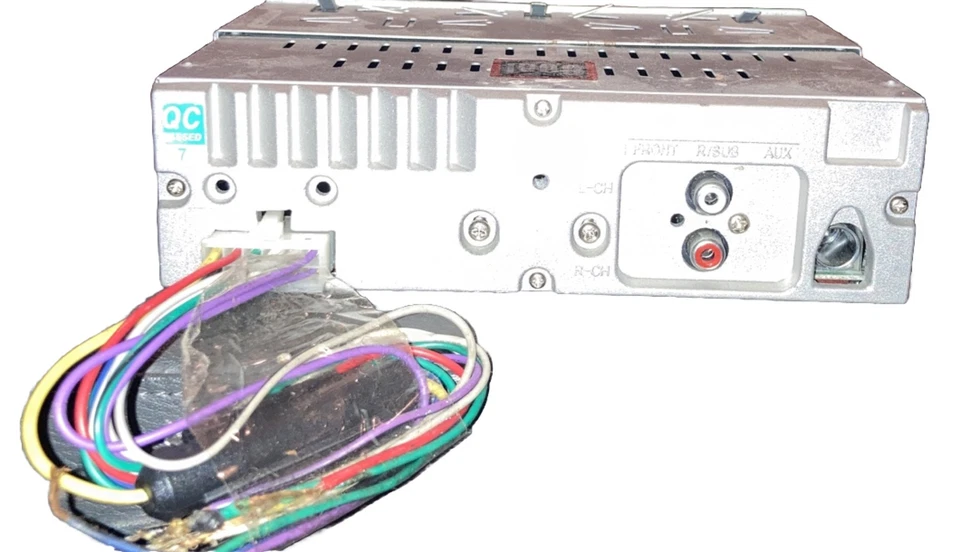 Dual XR4120 Car Stereo Head Unit USB AUX Input Radio Tested Working w/ Remote - Image 4 of 4