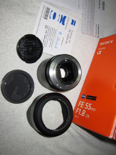 Sony Zeiss Sonnar FE 55mm F1.8 ZA Rojo T*... Sony E-mount enfoque automático... - Imagen 10 de 17