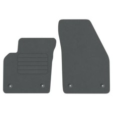 Veloursfußmatten für Volvo V50 Bj. 2004 – 2012 Automatten Passend VORNE GRAU STD