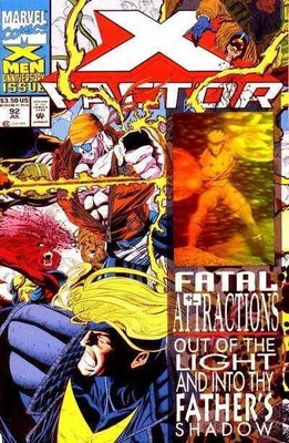 X-Factor (1986) #  92 NEWSSTAND (9.2-NM) Hologram 1993