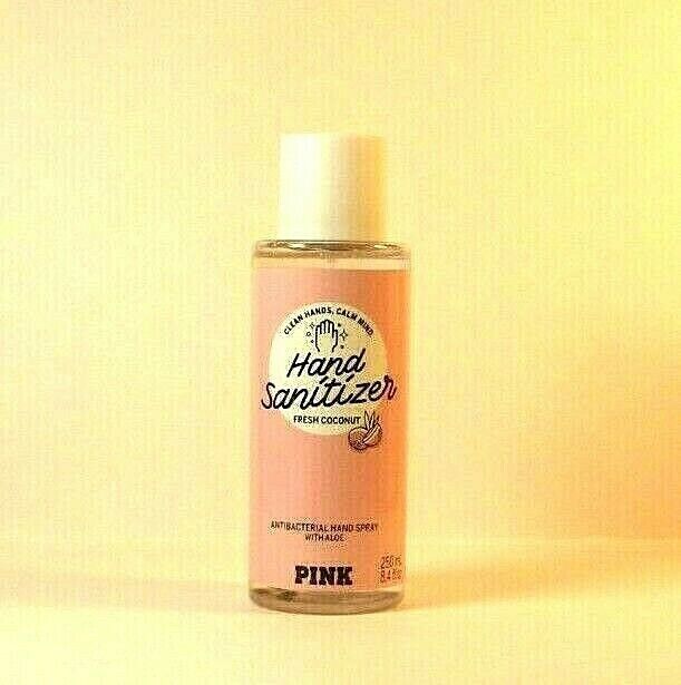 Victoria's Secret PINK Sanitizer Spray Fresh Coconut 8.4 fl oz Full Size NEW