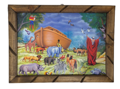 ARCA DE NOE CUADRO RUSTICO 13X18 Noah's Ark Frame