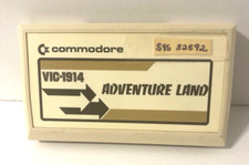 Commodore VIC 20 Adventure Land Game Cartridge Vic 1914 Untested
